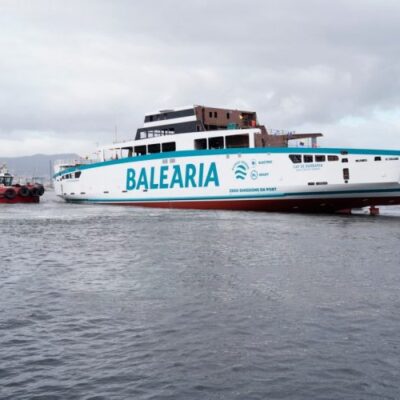 El primer buque eléctrico de pasaje y carga con cero emisiones es de Baleária
