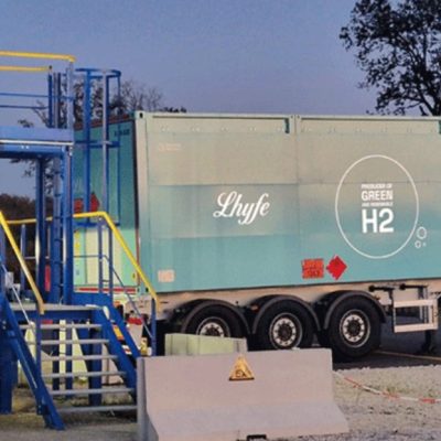 Lhyfe suministra a Storengy 2,6 toneladas de hidrógeno verde contribuyendo al éxito del proyecto de almacenamiento de hidrógeno renovable HyPSTER